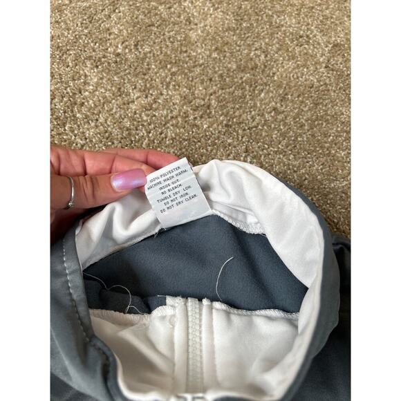 United States Olympic Committee  Size XL Jacket White & Gray Full Zip Made USA - Picture 8 of 10